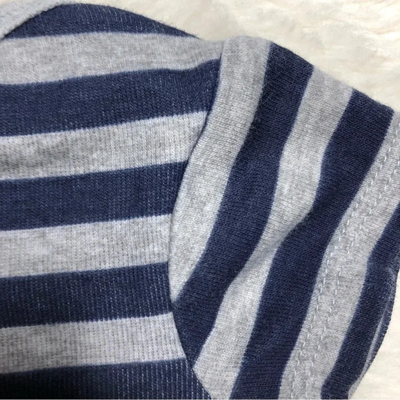 Gerber Onesie DiaperShort Blue /  Grey Stripes Size Newborn - Picture 14 of 16